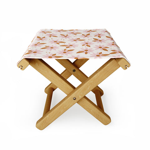 Avenie Sweet Spring Daisies Folding Stool
