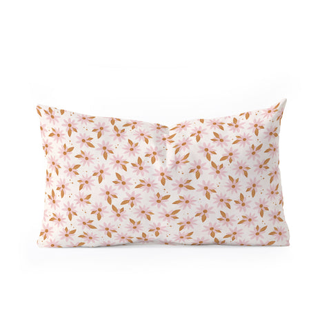 Avenie Sweet Spring Daisies Oblong Throw Pillow