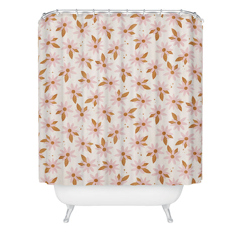 Avenie Sweet Spring Daisies Shower Curtain