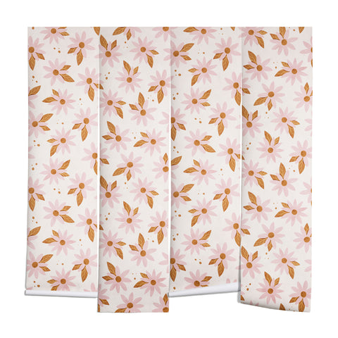 Avenie Sweet Spring Daisies Wall Mural