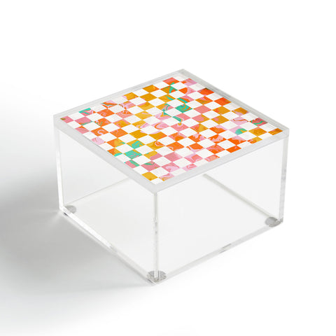 Avenie Trippy Checkerboard Acrylic Box