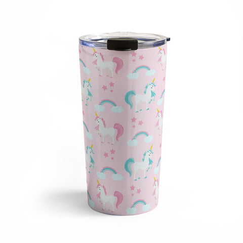 Avenie Unicorn Fairy Tale Pink Travel Mug