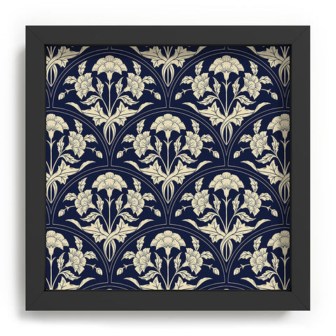 Avenie Victorian Botanical Cornflower Recessed Framing Square