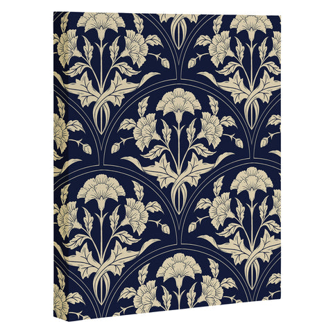 Avenie Victorian Botanical Cornflower Art Canvas