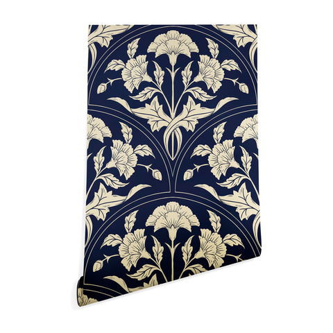 Avenie Victorian Botanical Cornflower Wallpaper