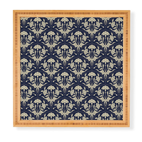 Avenie Victorian Botanical Cornflower Framed Wall Art