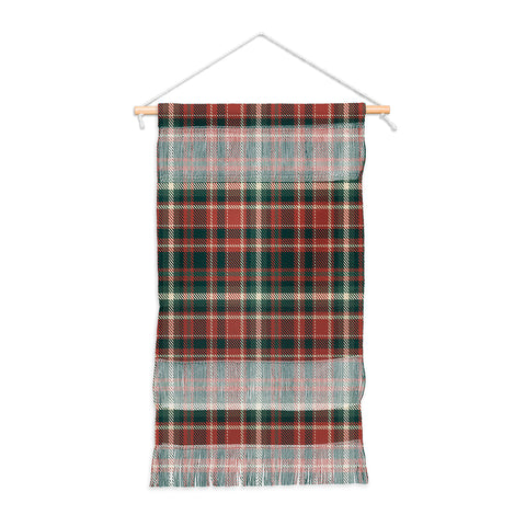 Avenie Vintage Christmas Plaid Wall Hanging Portrait