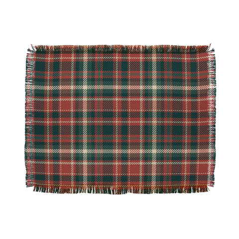 Avenie Vintage Christmas Plaid Throw Blanket