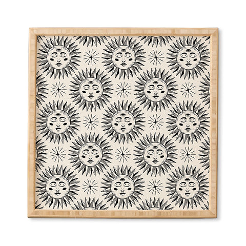 Avenie Vintage Sun Framed Wall Art