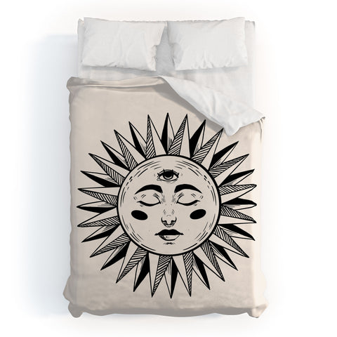 Avenie Vintage Sun I Duvet Cover