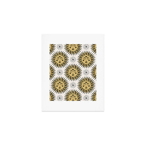 Avenie Vintage Sun In Gold Art Print