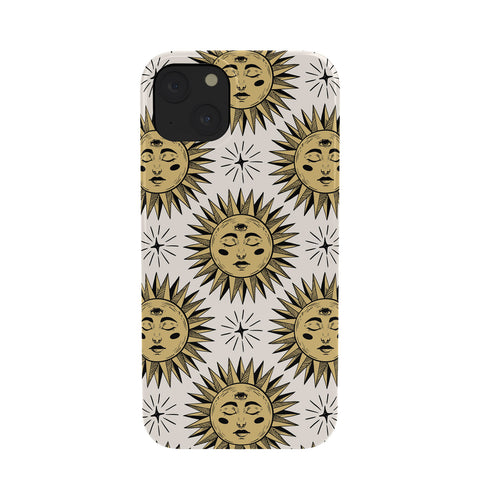 Avenie Vintage Sun In Gold Phone Case