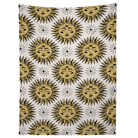 Avenie Vintage Sun In Gold Tapestry