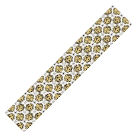Avenie Vintage Sun In Gold Table Runner