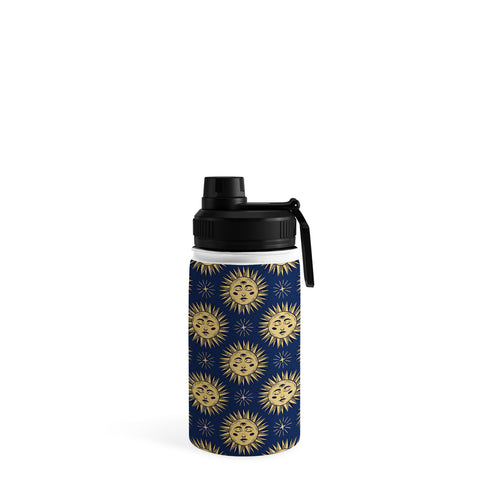 Avenie Vintage Sun Navy Water Bottle
