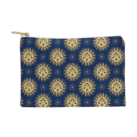 Avenie Vintage Sun Navy Pouch