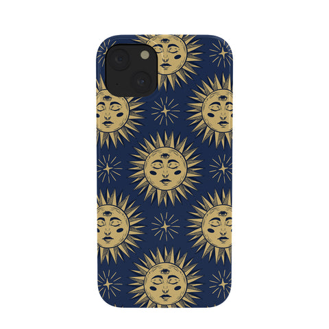Avenie Vintage Sun Navy Phone Case