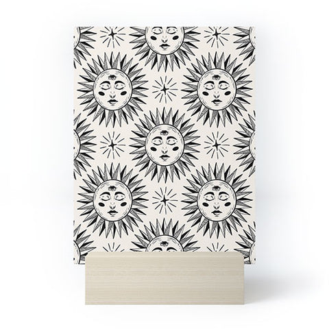 Avenie Vintage Sun Mini Art Print