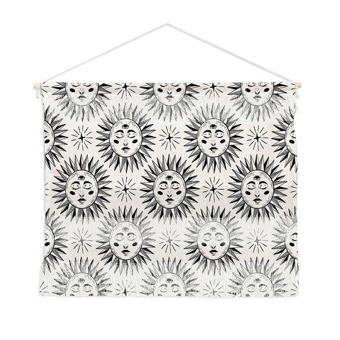 Avenie Vintage Sun Wall Hanging Landscape