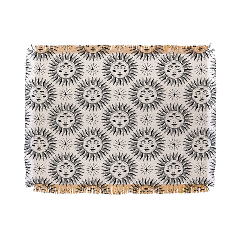 Avenie Vintage Sun Throw Blanket