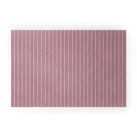 Avenie Winter Botanica Stripes Welcome Mat