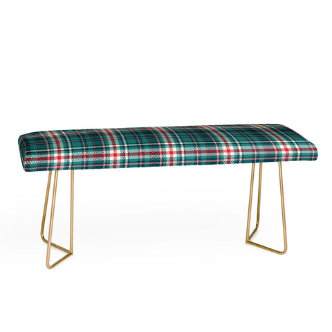 Avenie Winter Plaid I Bench