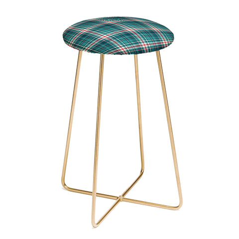 Avenie Winter Plaid I Counter Stool