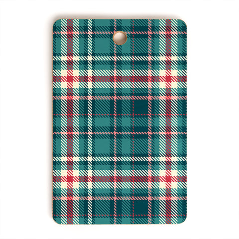 Avenie Winter Plaid I Cutting Board Rectangle