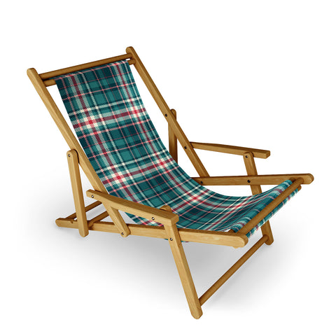 Avenie Winter Plaid I Sling Chair