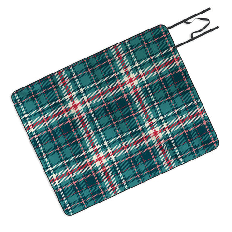 Avenie Winter Plaid I Picnic Blanket