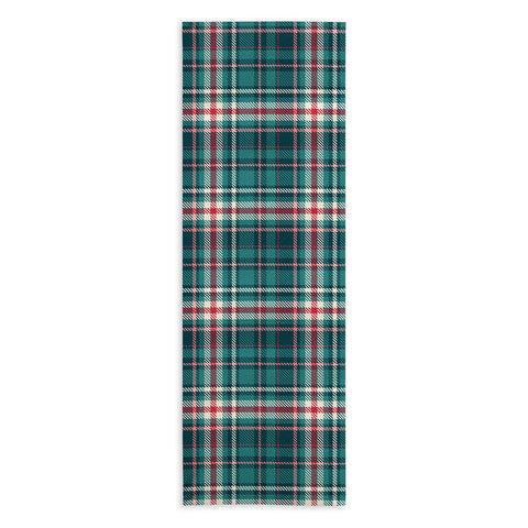Avenie Winter Plaid I Yoga Towel