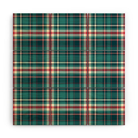 Avenie Winter Plaid I Wood Wall Mural