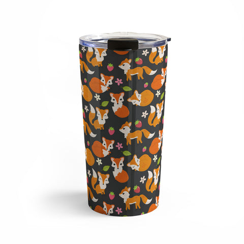 Avenie Woodland Fox Pattern Travel Mug
