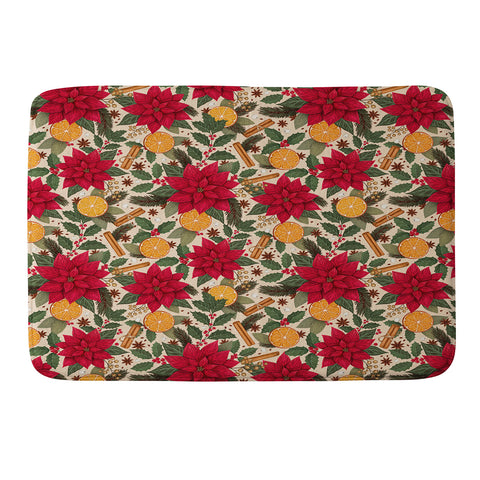 Avenie Yuletide Bright Memory Foam Bath Mat