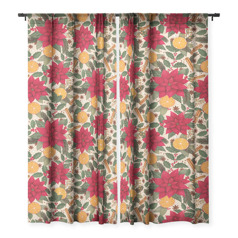 Avenie Yuletide Bright Sheer Non Repeat