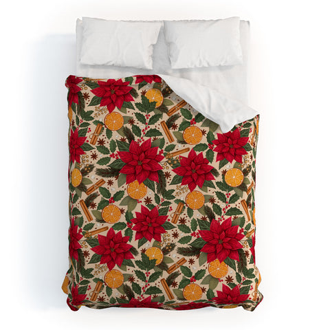 Avenie Yuletide Bright Duvet Cover