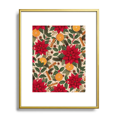 Avenie Yuletide Bright Metal Framed Art Print