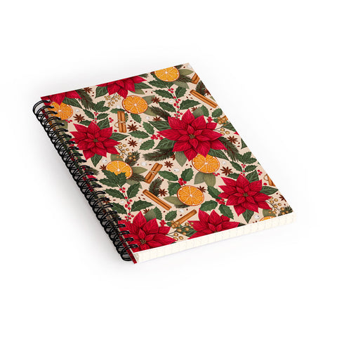 Avenie Yuletide Bright Spiral Notebook