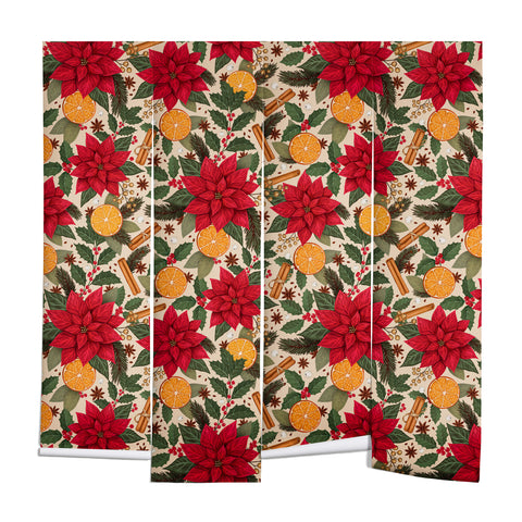 Avenie Yuletide Bright Wall Mural