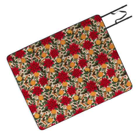 Avenie Yuletide Bright Picnic Blanket