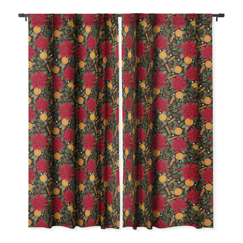 Avenie Yuletide Blackout Window Curtain