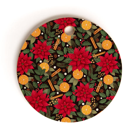 Avenie Yuletide Cutting Board Round