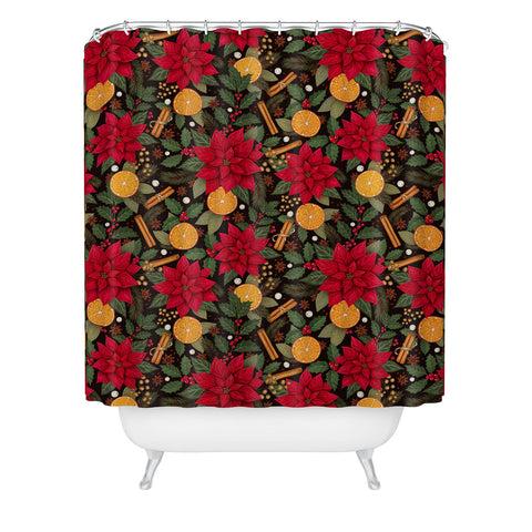 Avenie Yuletide Shower Curtain