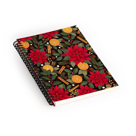 Avenie Yuletide Spiral Notebook