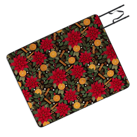 Avenie Yuletide Picnic Blanket