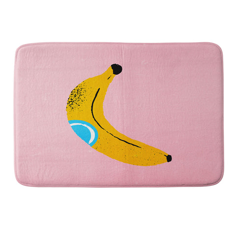 ayeyokp Banana Pop Art Memory Foam Bath Mat