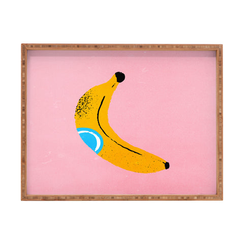 ayeyokp Banana Pop Art Rectangular Tray