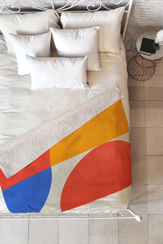 ayeyokp BAUHAUS 07 Exhibition 1923 Fleece Throw Blanket