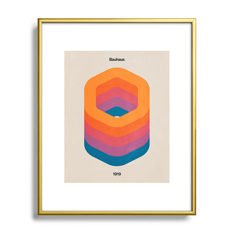 ayeyokp Bauhaus 1919 Exhibition 01 Metal Framed Art Print