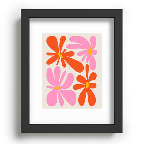 ayeyokp Bloom Peach Matisse Recessed Framing Rectangle
